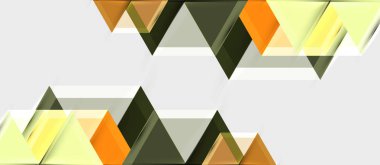 Geometrik üçgen ve altıgen soyut arka plan, vektör illüstrasyon