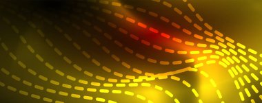 Parlak neon hatları techno Magic futuristik arka plan, sihirli enerji alanı ışık kavramı, soyut arka plan duvar kağıdı tasarım