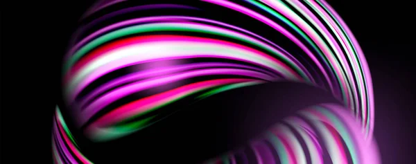 流体色波与光的作用, 向量抽象背景 — 图库矢量图片
