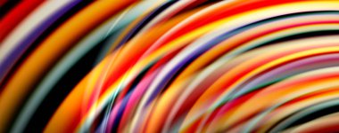 Sıvı renk gökkuşağı tarzı dalga soyut arka plan, siyah techno modern tasarım