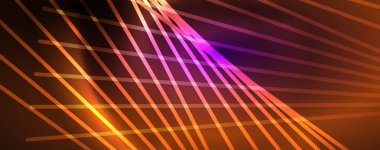 Çizgiler, dış mekan arka planı, parlak ışınları ile renk ışığı