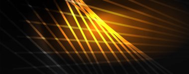 Çizgiler, soyut duvar kağıdı, parlak hareket, sihirli uzay ışığı ile parlak renkli neon ışık. Techno soyut arka plan