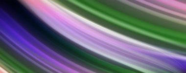 Modern gökkuşağı sıvı renk akışı renkli poster. Siyah renk arka planda dalga sıvı şekli. Soyut Kompozisyon