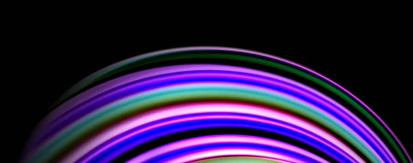 光の効果、ベクトル抽象的な背景を持つ流体の色の波 — ストックベクタ