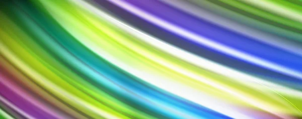 Fluxo de cores líquidas - moderno cartaz de fluxo colorido. Onda formas líquidas. Design de arte para o seu projeto de design — Vetor de Stock