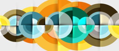 Geometrik tasarım arka plan - daireler