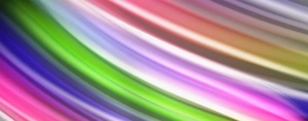 Flüssige flüssige Farbwellenlinien, leuchtende bunte Lichteffekte, abstrakte Kompositionschablone. geometrische Technologie abstraktes Muster. Bewegungskonzept — Stockvektor