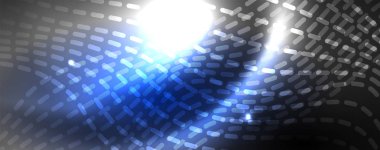 Neon vektör dalga hatları soyut arka plan, sihirli futuristik techno tasarım