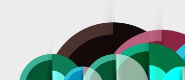 Geometrik tasarım arka plan - daireler