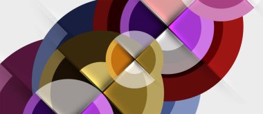 Geometrik tasarım arka plan - daireler