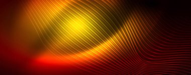 Parlak neon hatları techno Magic futuristik arka plan, sihirli enerji alanı ışık kavramı, soyut arka plan duvar kağıdı tasarım