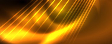 Çizgiler, soyut duvar kağıdı, parlak hareket, sihirli uzay ışığı ile parlak renkli neon ışık. Techno soyut arka plan