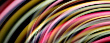 Işık efektleri, vektör soyut arka plan ile akışkan renk dalgaları