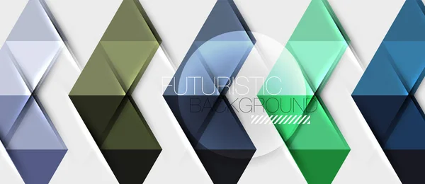 Modèle de conception de présentation d'entreprise moderne géométrique triangle — Image vectorielle
