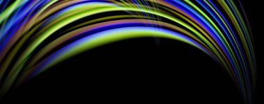 Işık efektleri, vektör soyut arka plan ile akışkan renk dalgaları