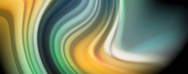 Akan sıvı renkler-modern renkli akış poster. Dalga sıvı şekiller. Tasarım projeniz için sanat tasarımı