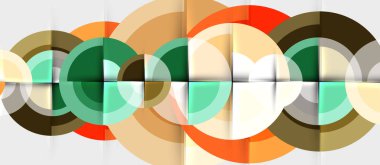 Geometrik tasarım arka plan - daireler