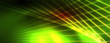 Çizgiler, soyut duvar kağıdı, parlak hareket, sihirli uzay ışığı ile parlak renkli neon ışık. Techno soyut arka plan