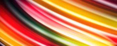 Akan sıvı renkler-modern renkli akış poster. Dalga sıvı şekiller. Tasarım projeniz için sanat tasarımı