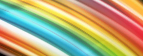 Akan sıvı renkler-modern renkli akış poster. Dalga sıvı şekiller. Tasarım projeniz için sanat tasarımı — Stok Vektör