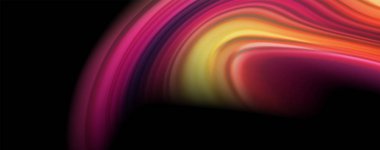 Akan sıvı renkler-modern renkli akış poster. Dalga sıvı şekiller. Tasarım projeniz için sanat tasarımı