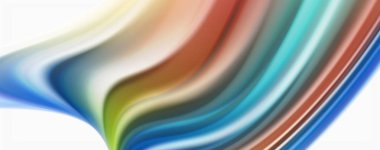 Beyaz renkli Poste modern techno Fluid renk akışı. Tasarım için sanat