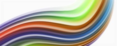 Beyaz renkli Poste modern techno Fluid renk akışı. Tasarım için sanat