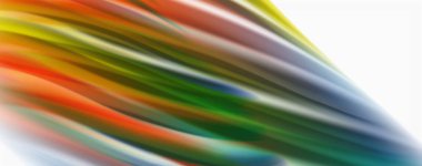 Beyaz renkli Poste modern techno Fluid renk akışı. Tasarım için sanat