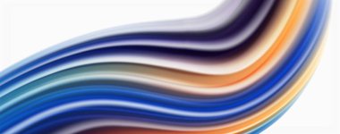 Beyaz renkli Poste modern techno Fluid renk akışı. Tasarım için sanat