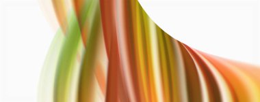 Parlak renkli sıvı dalgalar soyut arka plan, modern techno hatları