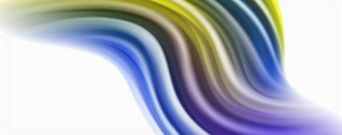 Parlak renkli sıvı dalgalar soyut arka plan, modern techno hatları