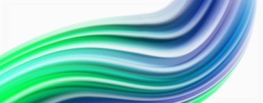 Parlak renkli sıvı dalgalar soyut arka plan, modern techno hatları