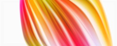 Beyaz renkli akış poster modern sıvı renk akışı. Beyaz renk arka planda techno Wave sıvı şekli. Tasarım projeniz için tasarım