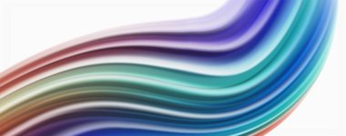 Beyaz renkli akış poster modern sıvı renk akışı. Beyaz renk arka planda techno Wave sıvı şekli. Tasarım projeniz için tasarım