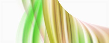 Parlak renkli sıvı dalgalar soyut arka plan, modern techno hatları