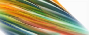 Beyaz renkli Poste modern techno Fluid renk akışı. Tasarım için sanat