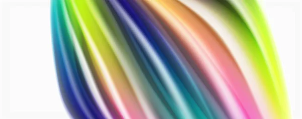 Цветовые волны, жидкий концептуальный фон — стоковый вектор
