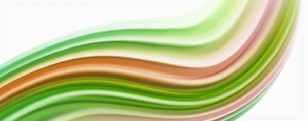 Fluxo de cor de fluido techno moderno em poste colorido branco. Arte para o seu design —  Vetores de Stock