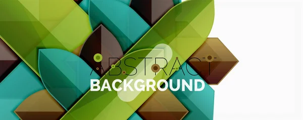 Minimal dynamic geometric background — Stock Vector