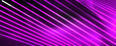 Çizgiler, soyut duvar kağıdı, parlak hareket, sihirli uzay ışığı ile parlak renkli neon ışık. Techno soyut arka plan