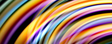 Siyah üzerinde sıvı renk swirls. Trendy tasarım ile Modern arka plan