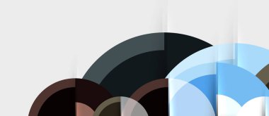 Geometrik tasarım arka plan - daireler