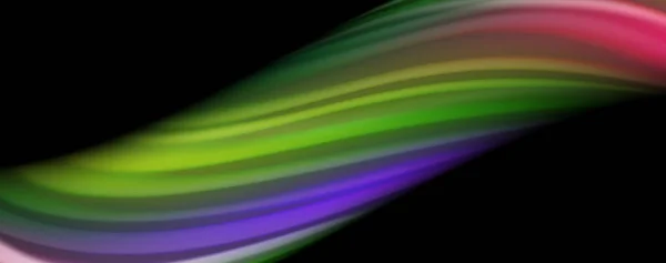 Płyn linii fal płynnych kolor, świecący kolorowy efekt świetlny, abstrakcyjny szablon kompozycji. Geometryczny wzór technologii abstrakcyjnej. Koncepcja ruchu — Wektor stockowy