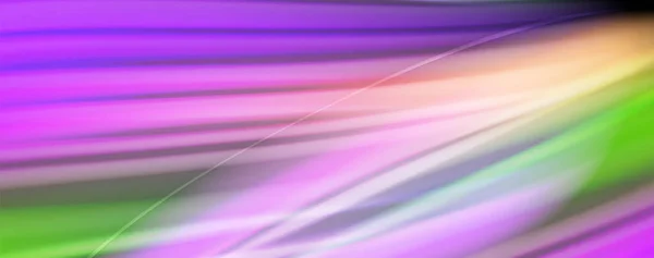 Fluide liquide lignes d'onde de couleur, effet lumineux coloré lumineux, modèle de composition abstraite. Technologie géométrique modèle abstrait. Concept de mouvement — Image vectorielle