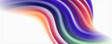 Renk akan dalgalar, sıvı kavramsal soyut arka plan