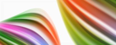 Renk akan dalgalar, sıvı kavramsal soyut arka plan