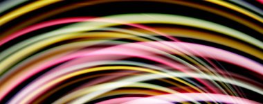 Işık efektleri, vektör soyut arka plan ile akışkan renk dalgaları