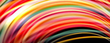 Sıvı renk gökkuşağı tarzı dalga soyut arka plan, siyah techno modern tasarım