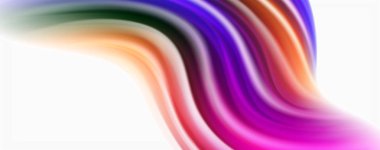 Renk akan dalgalar, sıvı kavramsal soyut arka plan