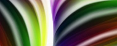 Beyaz renkli Poste modern techno Fluid renk akışı. Tasarım için sanat